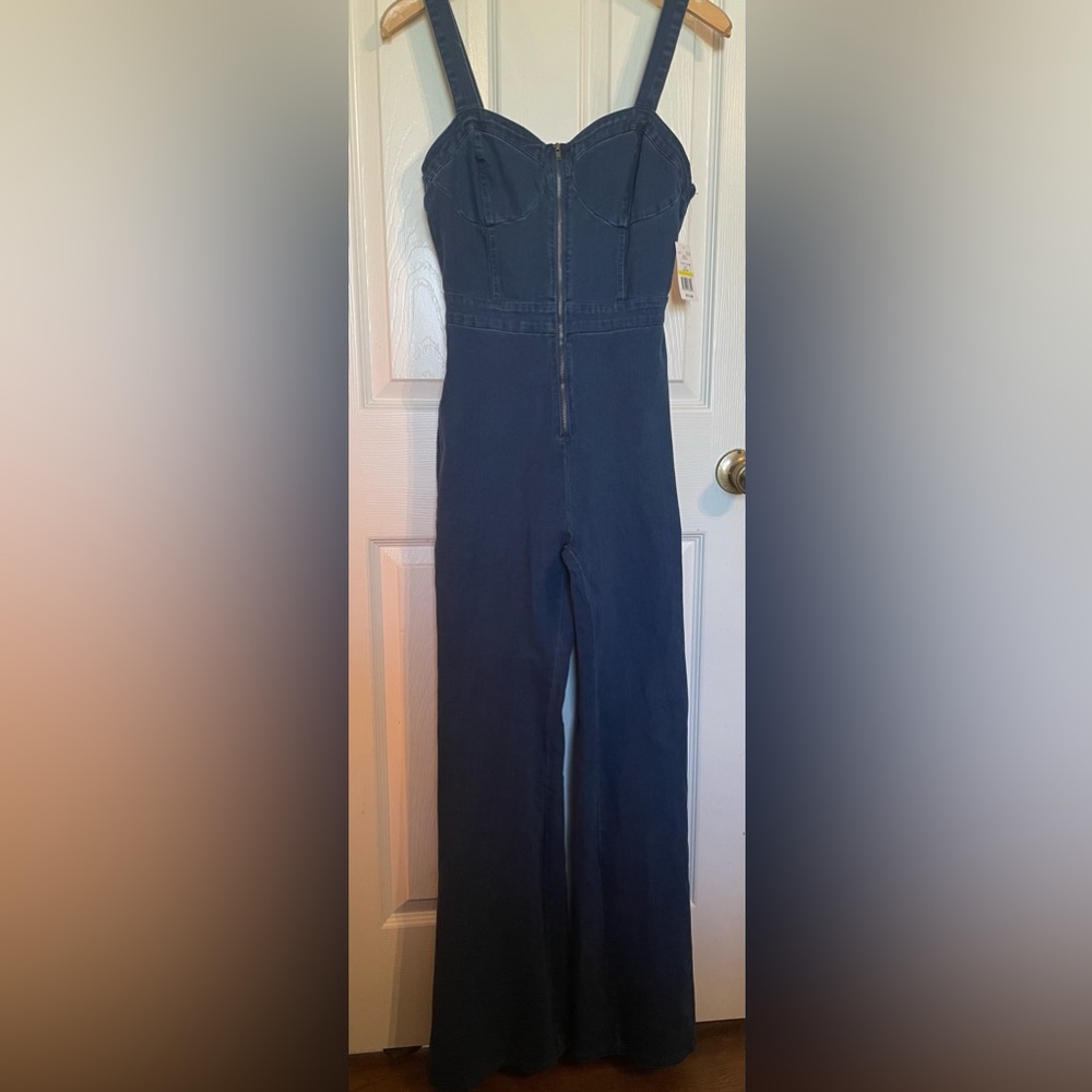 NWT Flying Tomato denim jumpsuit